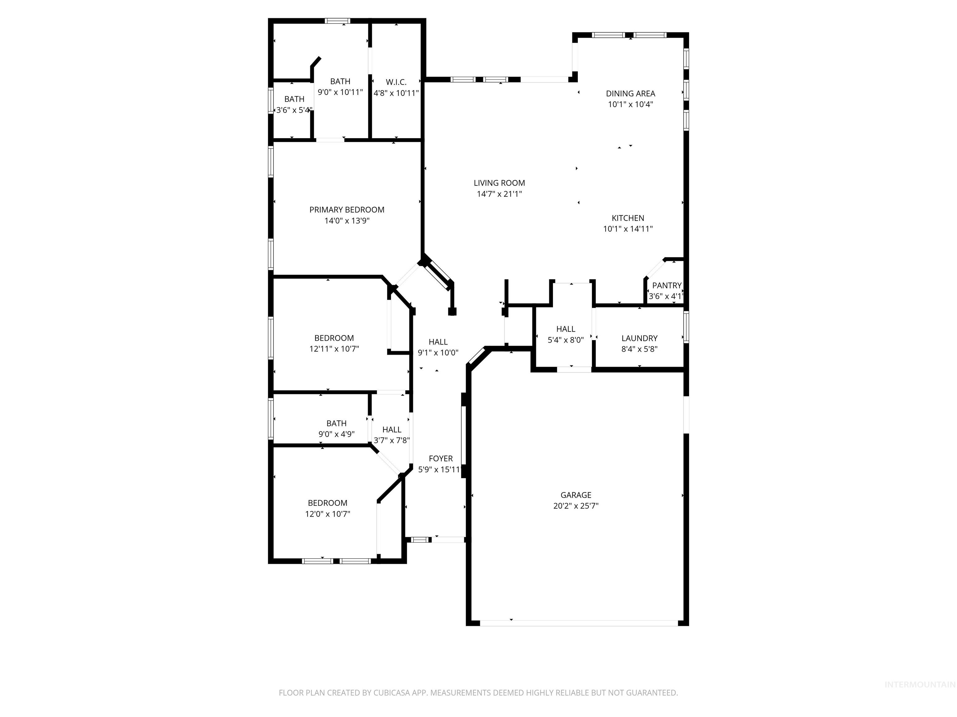 1465 W Arch Rock St., Meridian, Idaho 83646, 3 Bedrooms, 2 Bathrooms, Residential For Sale, Price $450,000, 98966105