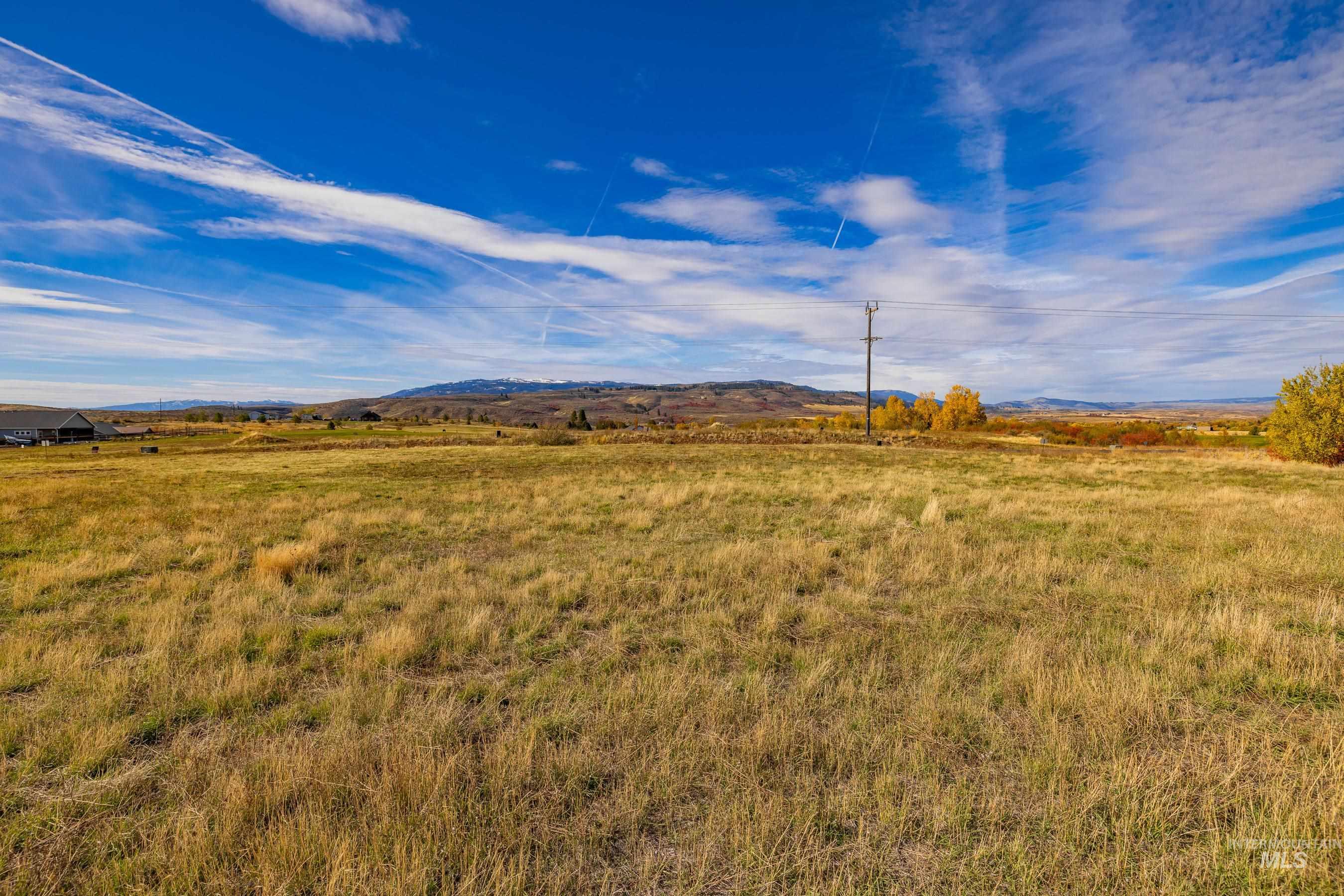 View of yard with a view of rural / pastoral area and a mountain view