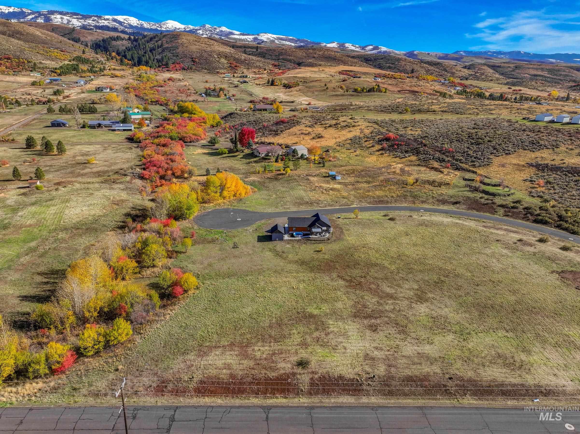 View of rural area with a mountain backdrop