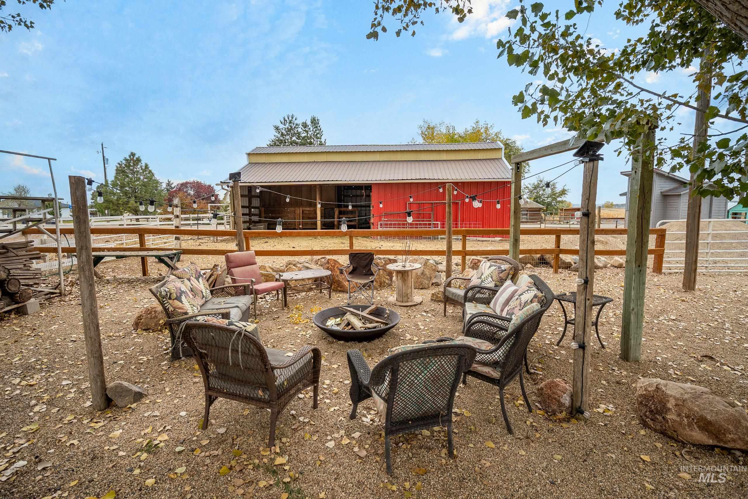 View of patio featuring an exterior structure and an outdoor structure