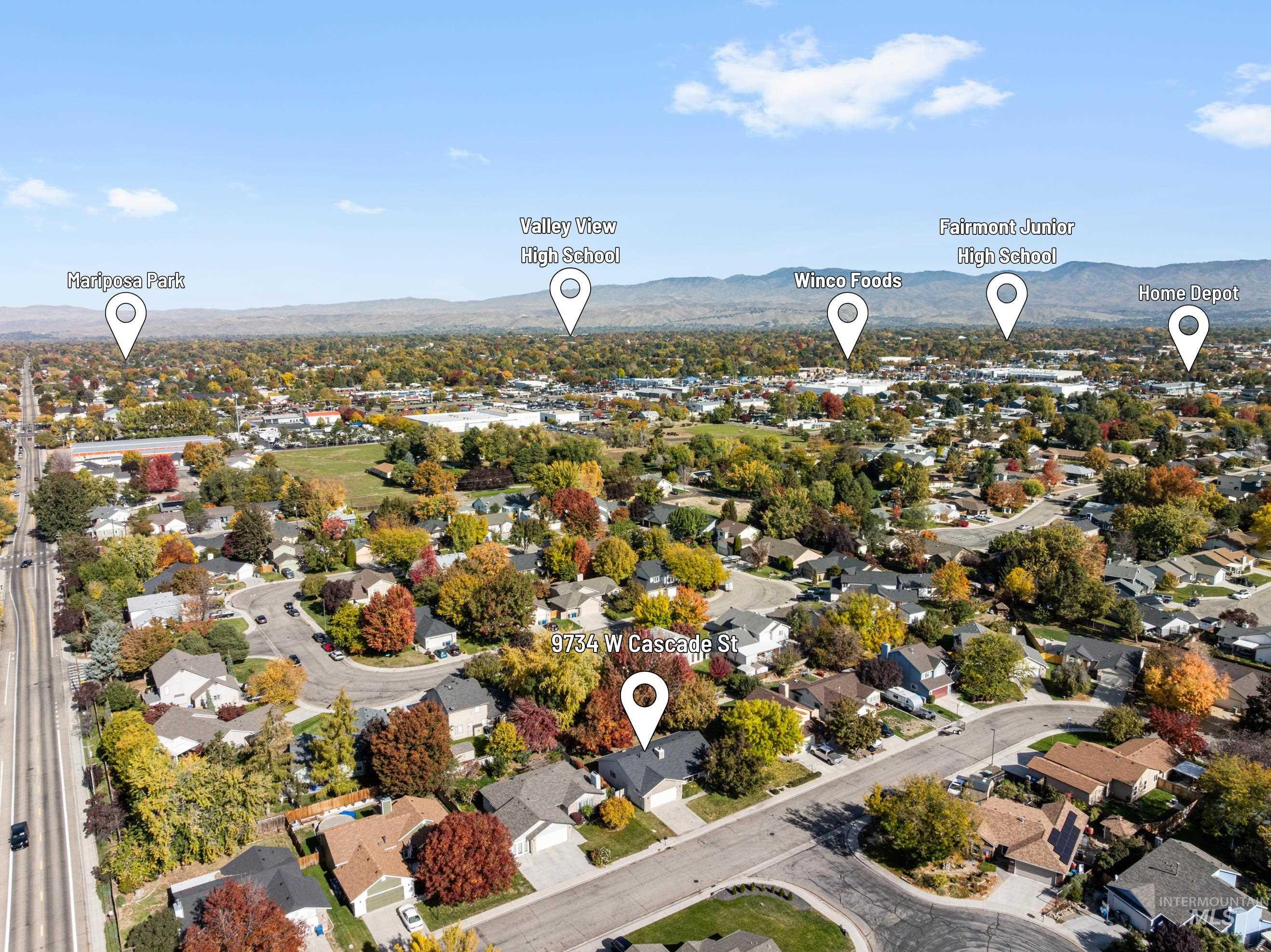 9734 W Cascade St, Boise, Idaho 83704, 3 Bedrooms, 2 Bathrooms, Residential For Sale, Price $379,900, 98966148