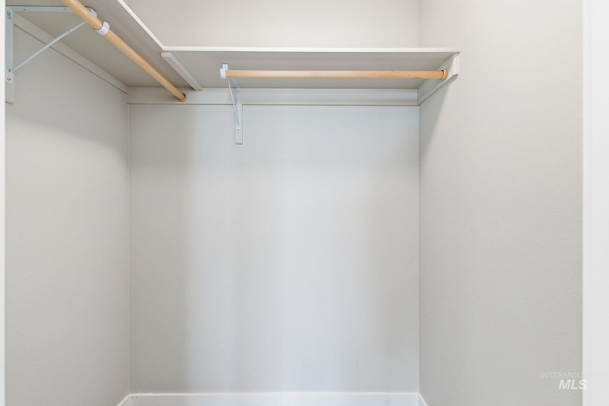 View of spacious closet