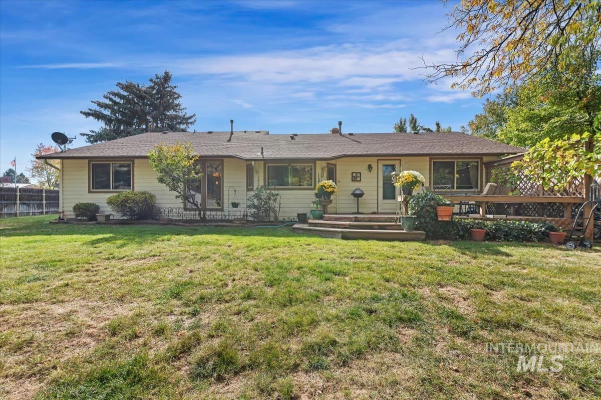 Single story home featuring a patio