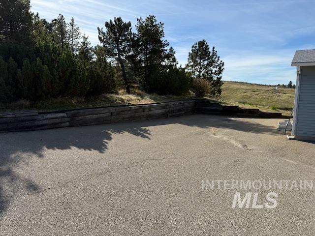 View of asphalt road