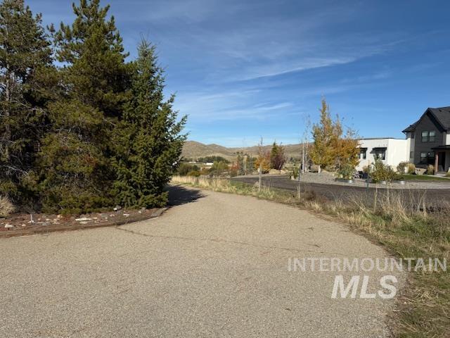 View of asphalt street