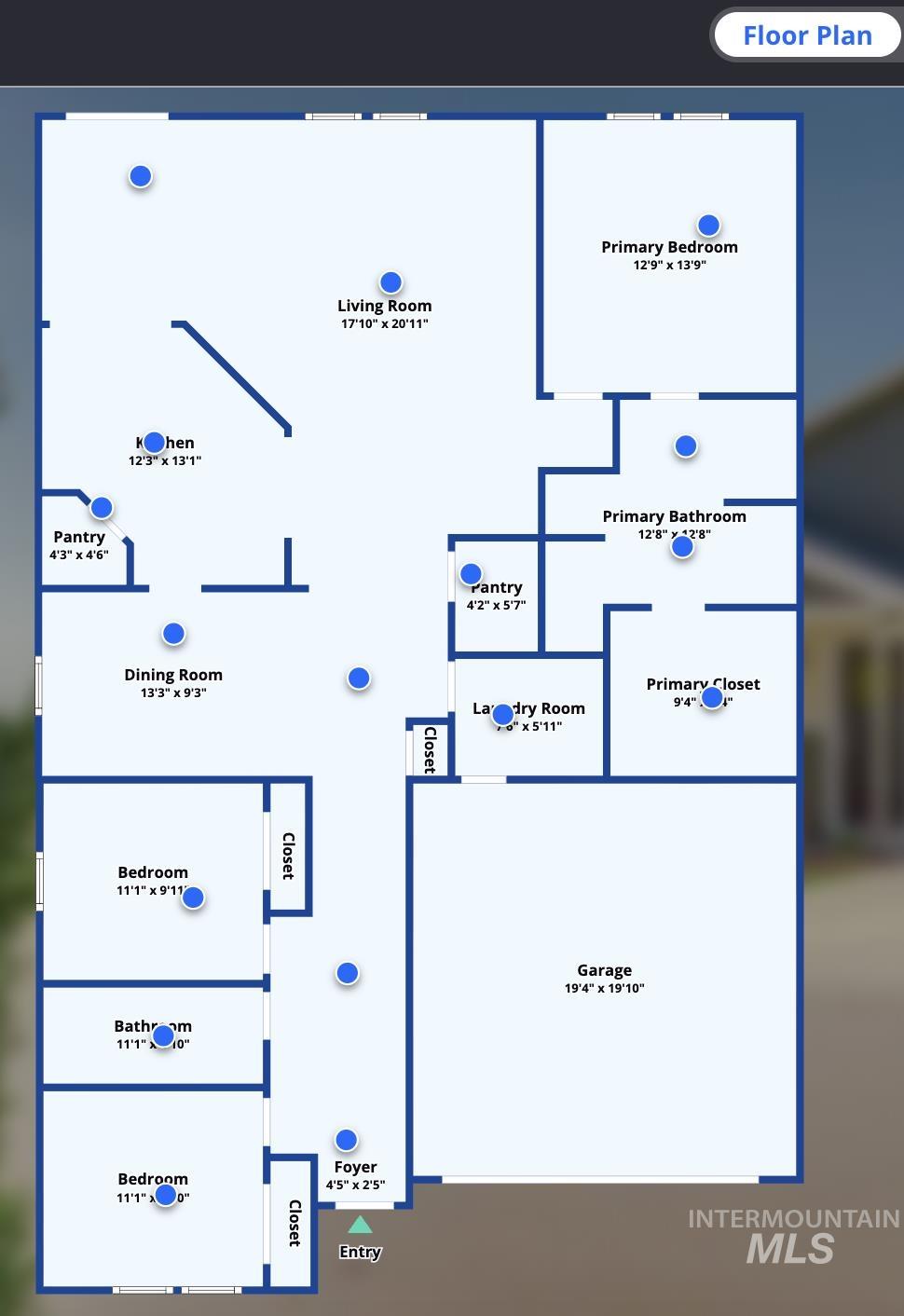 View of floor plan / room layout