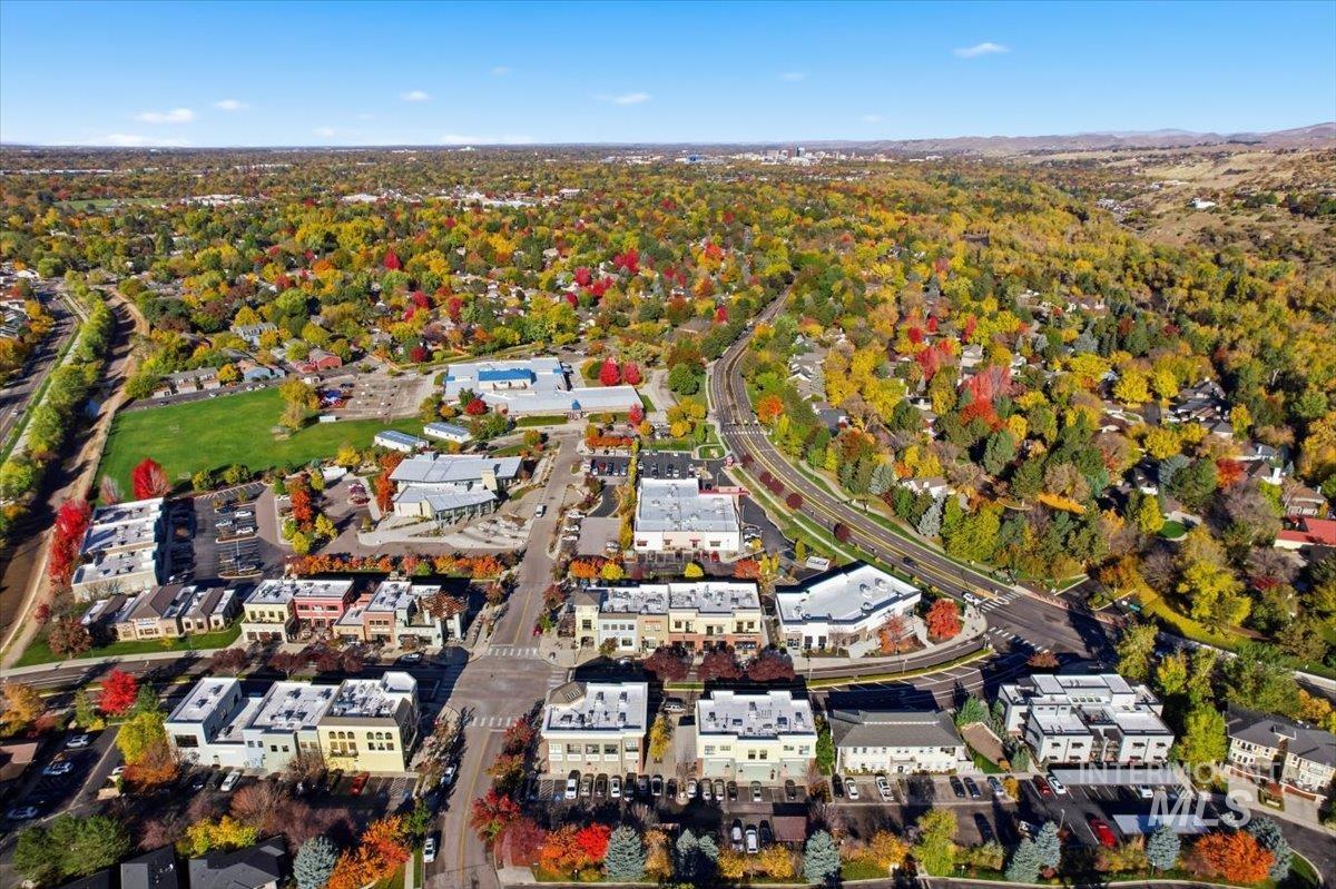 Aerial overview of property's location