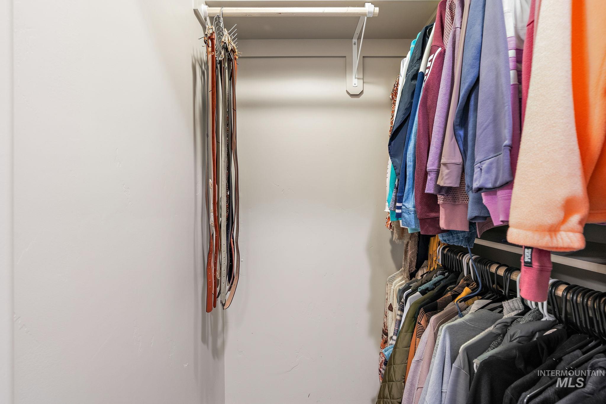 View of spacious closet