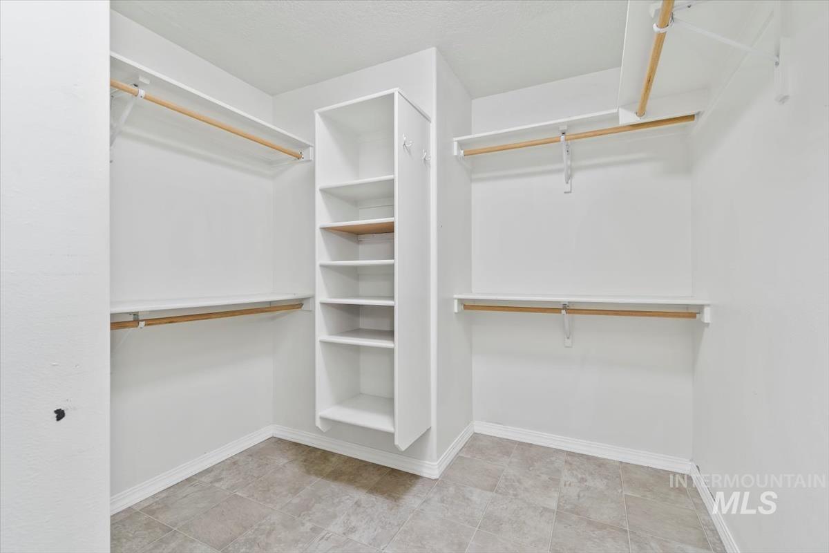 View of spacious closet
