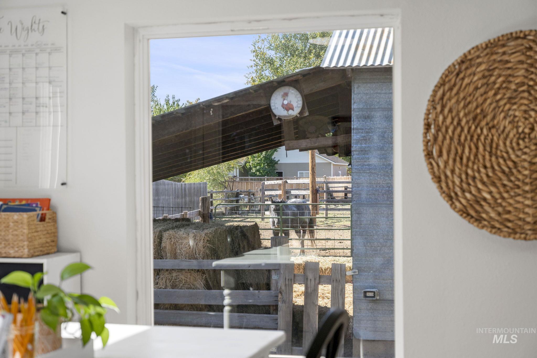 Detailed view of an exterior structure