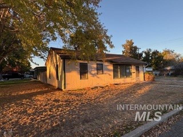 View of property exterior