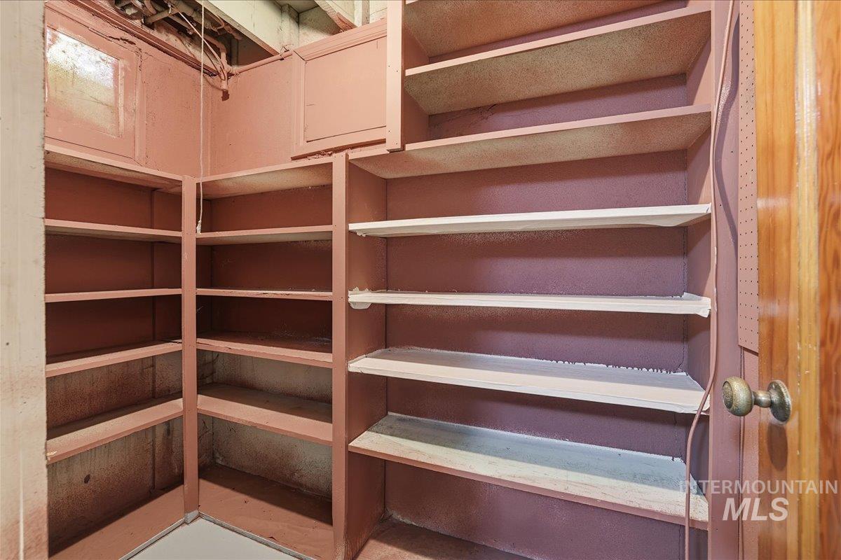 View of storage area