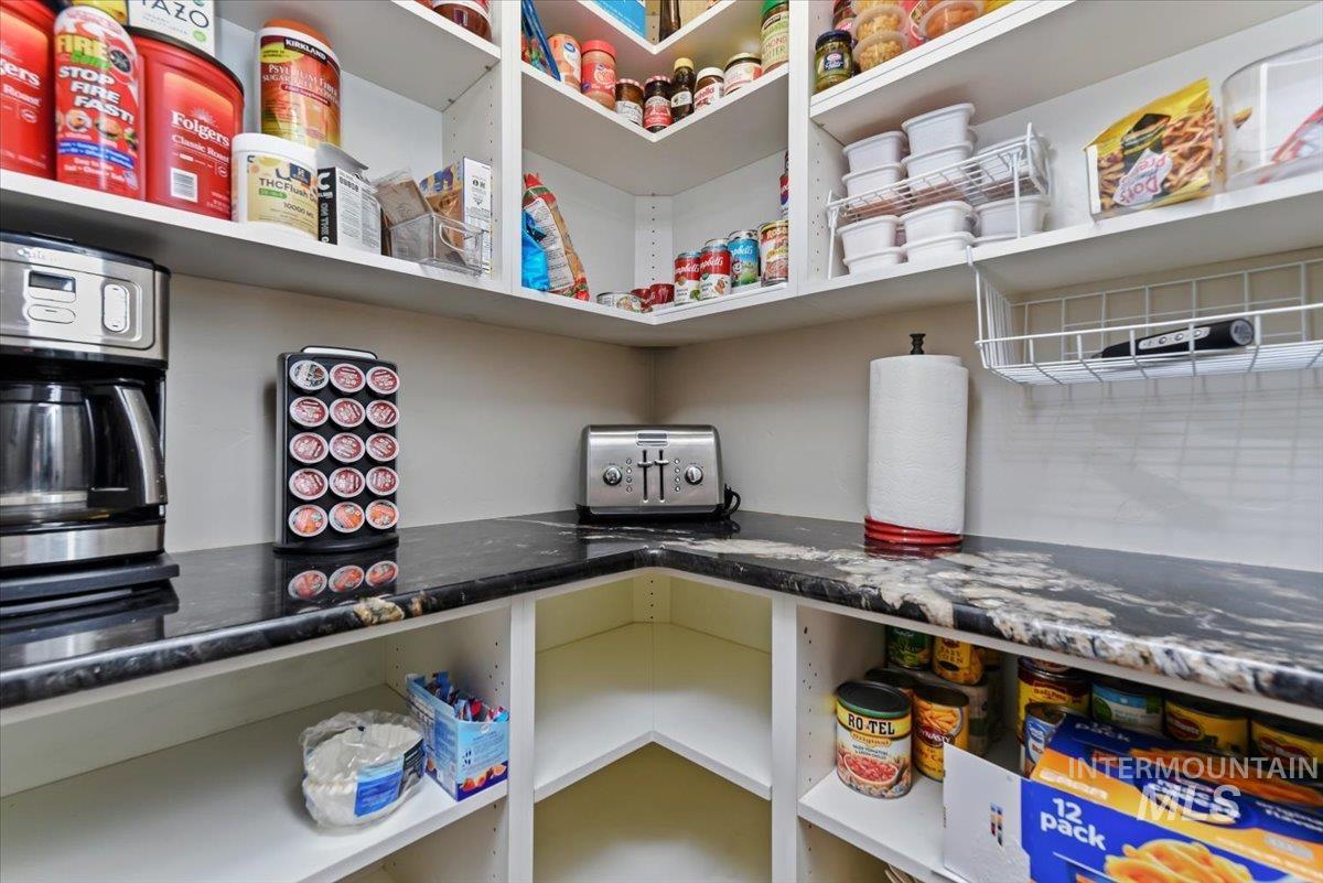 View of pantry area