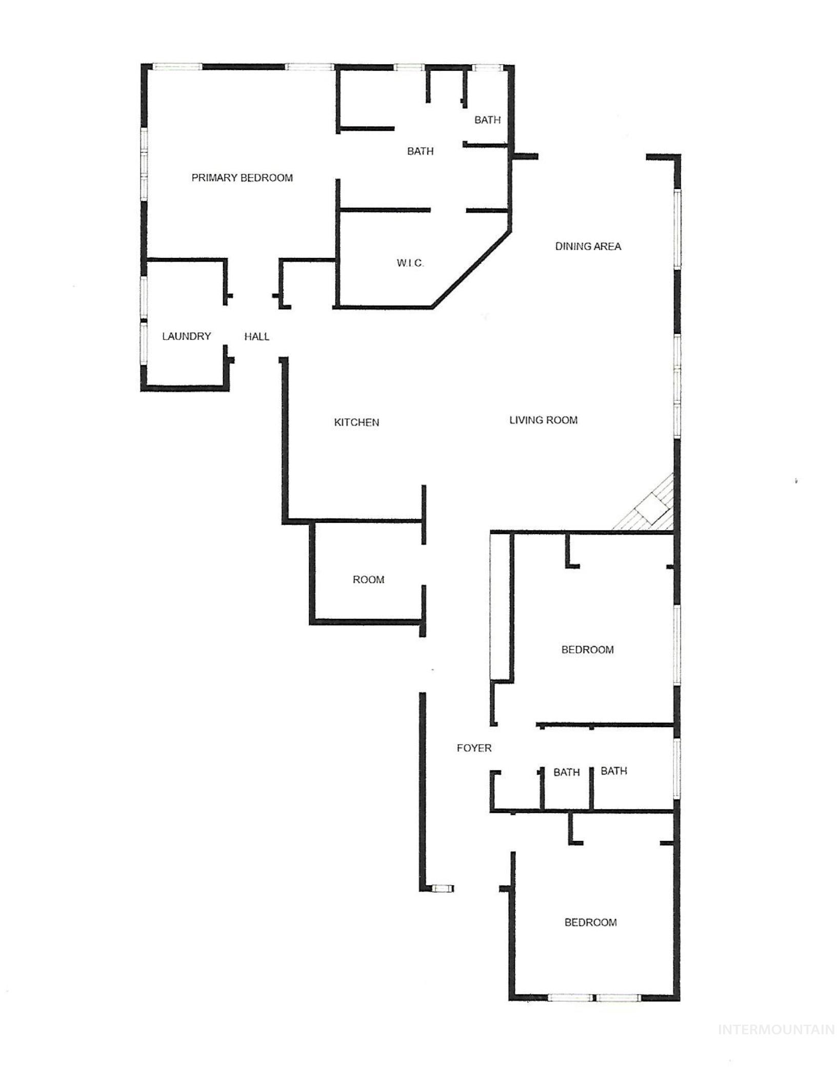 View of room layout