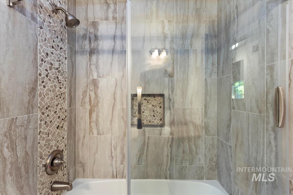 Bathroom featuring shower / tub combination