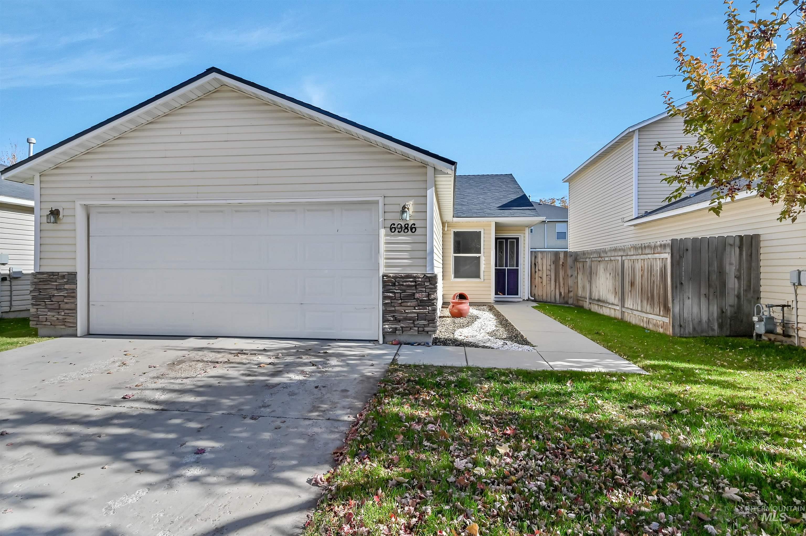 6986 S Dewberry Ave, Boise, Idaho 83709, 3 Bedrooms, 2 Bathrooms, Residential For Sale, Price $382,000, 98966362