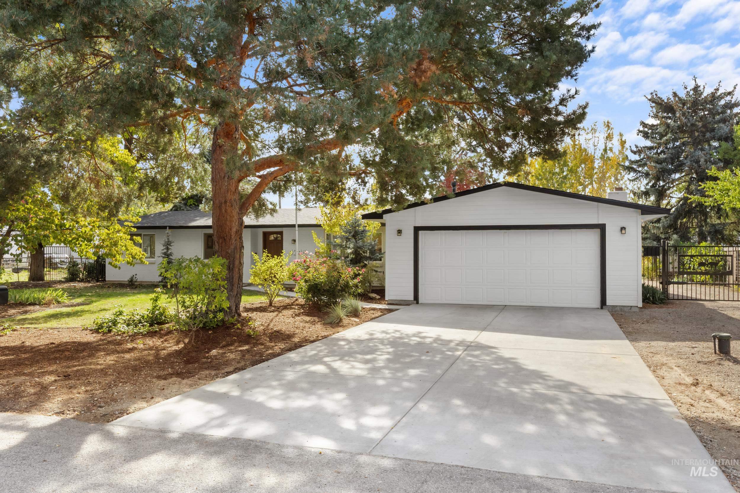 View of single story home