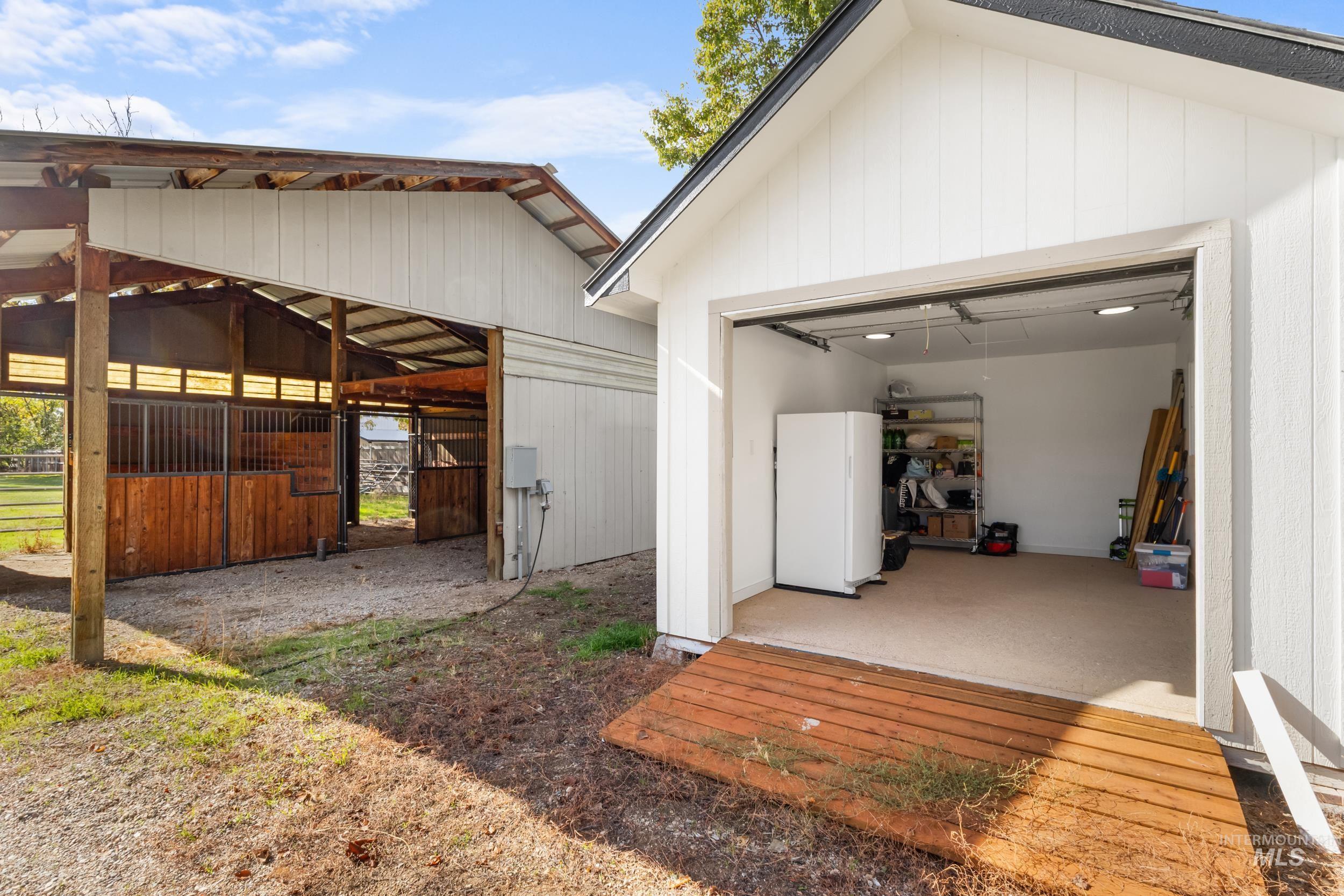 View of outdoor structure featuring an exterior structure