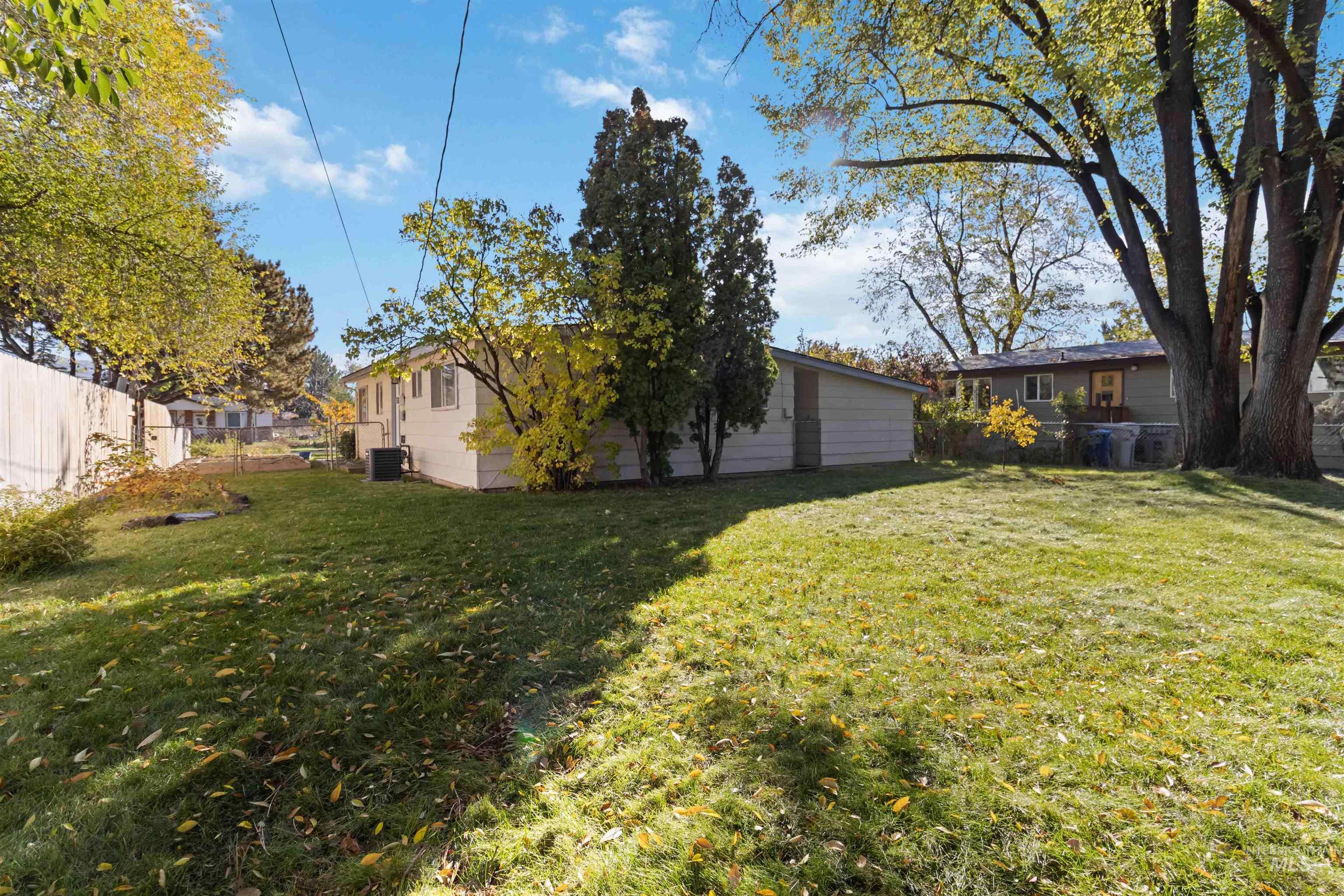 Rear view of property