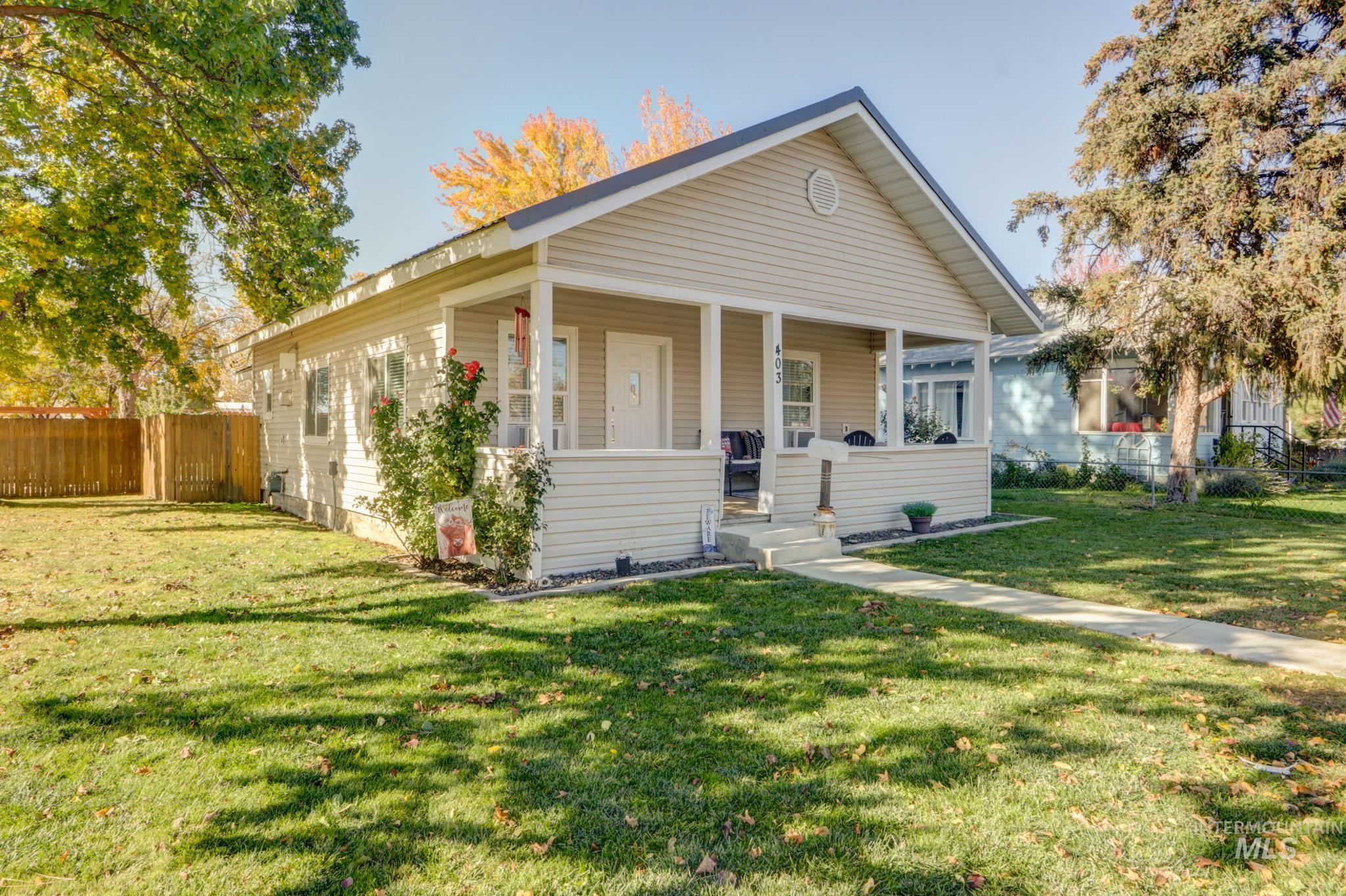 Bungalow with covered porch