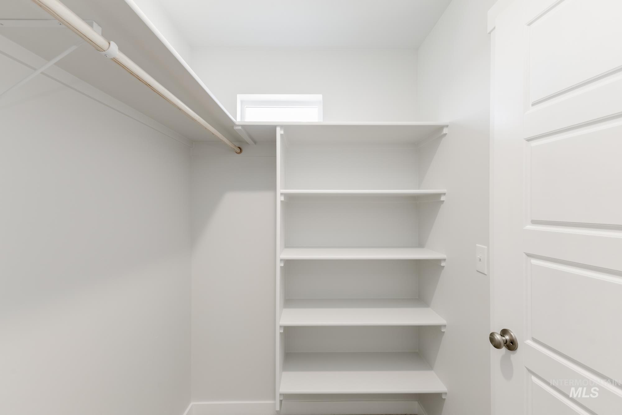 View of spacious closet