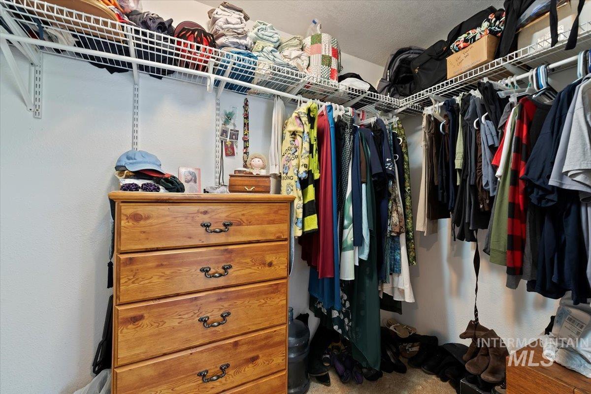 View of spacious closet