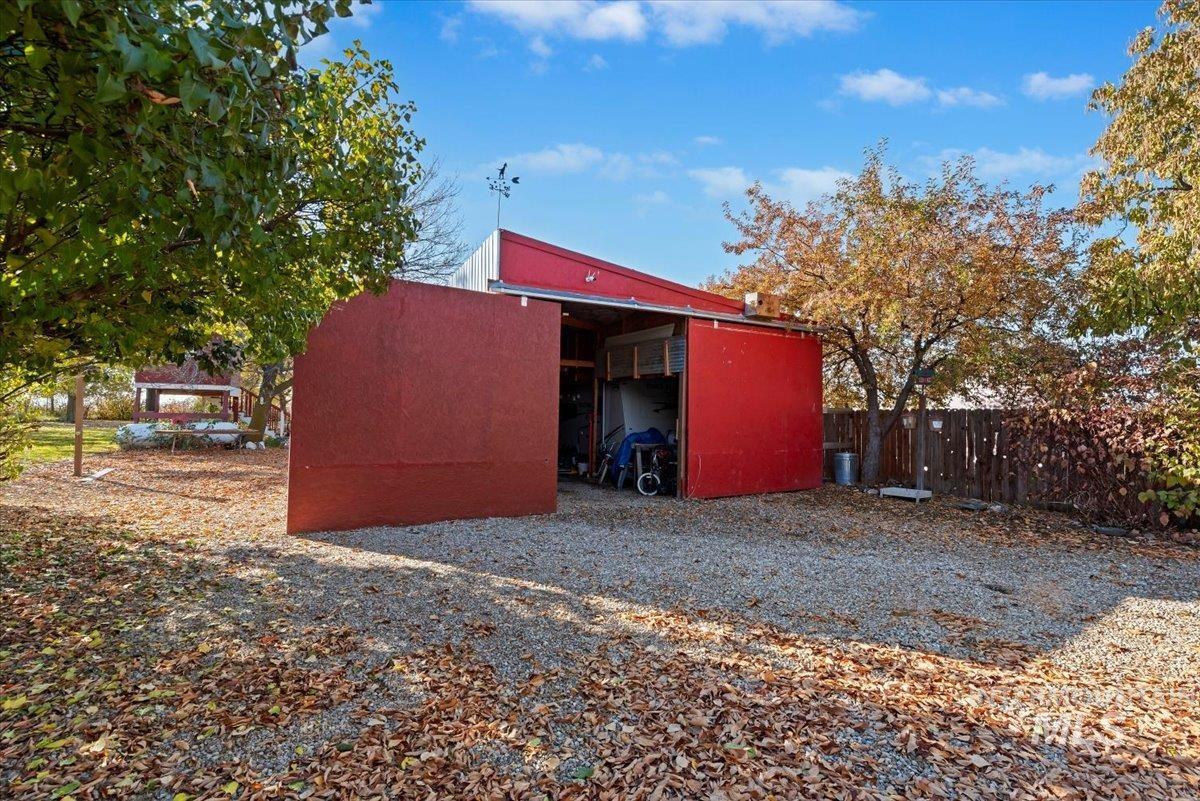 View of outdoor structure