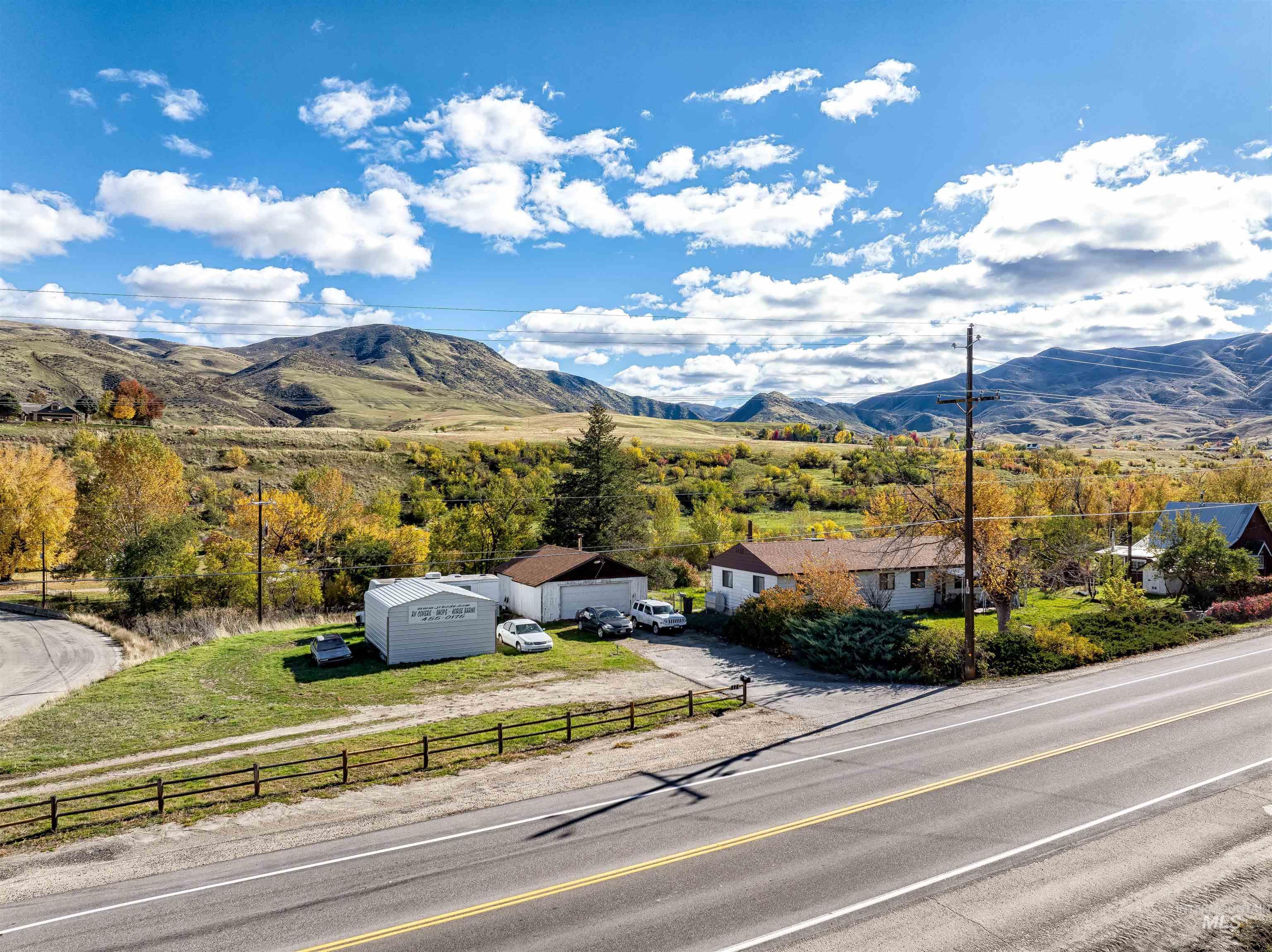 View of mountain backdrop