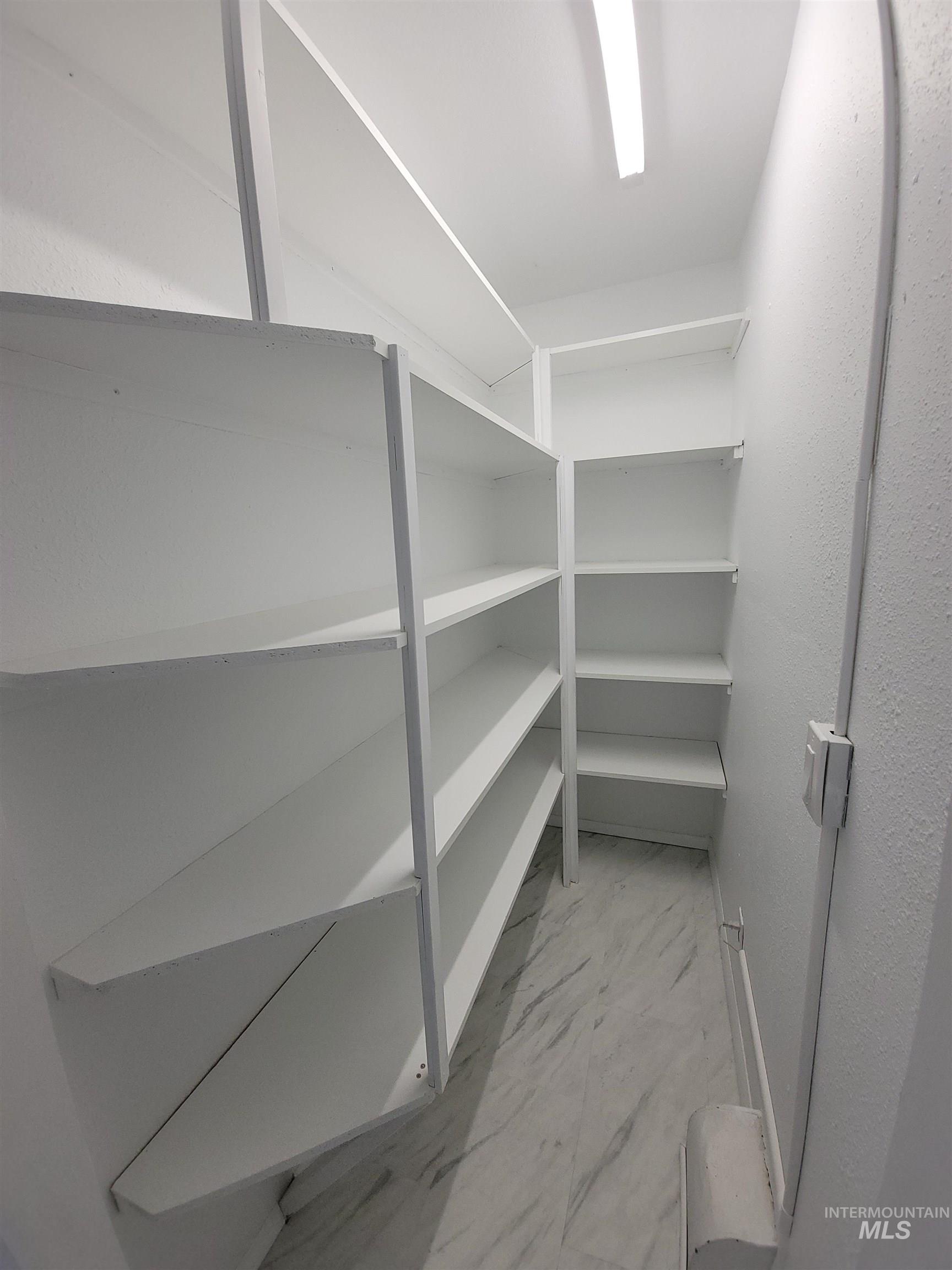 View of storage area