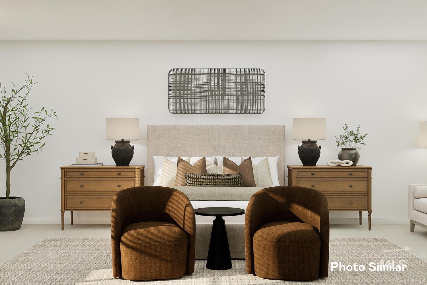 Sitting room featuring carpet floors