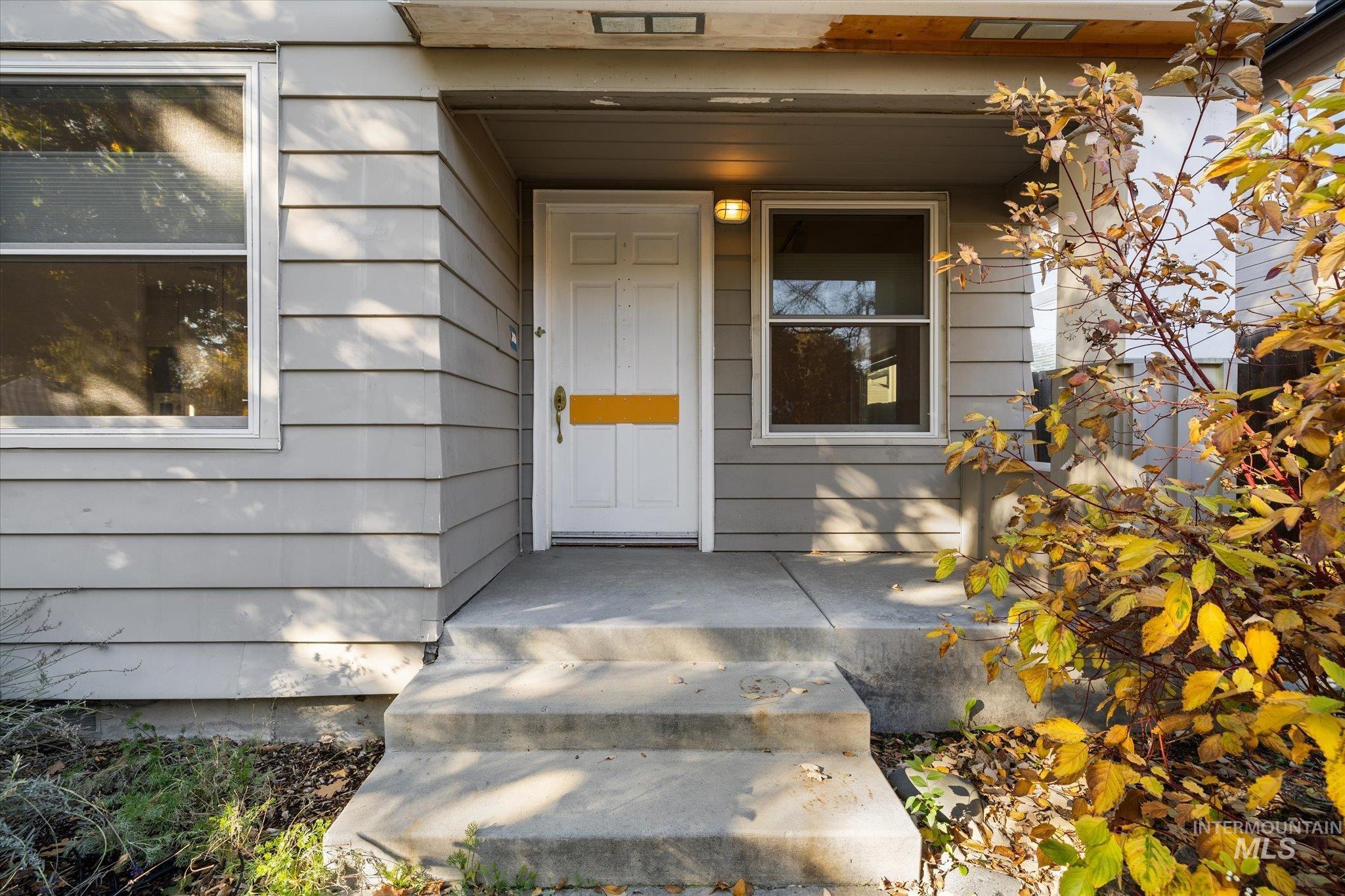 View of exterior entry