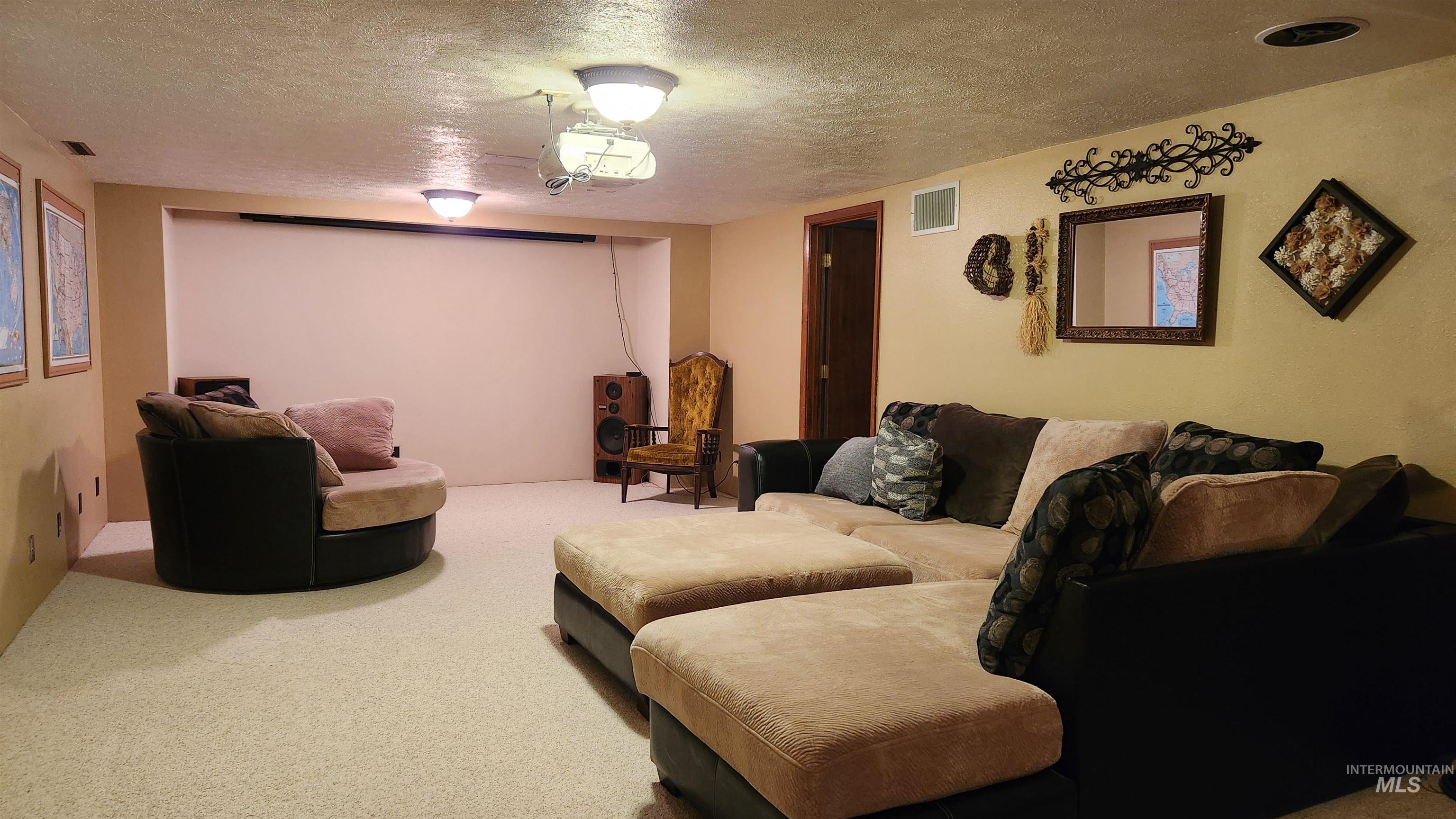 Carpeted living area. 2nd Family Media or Recreational Room.