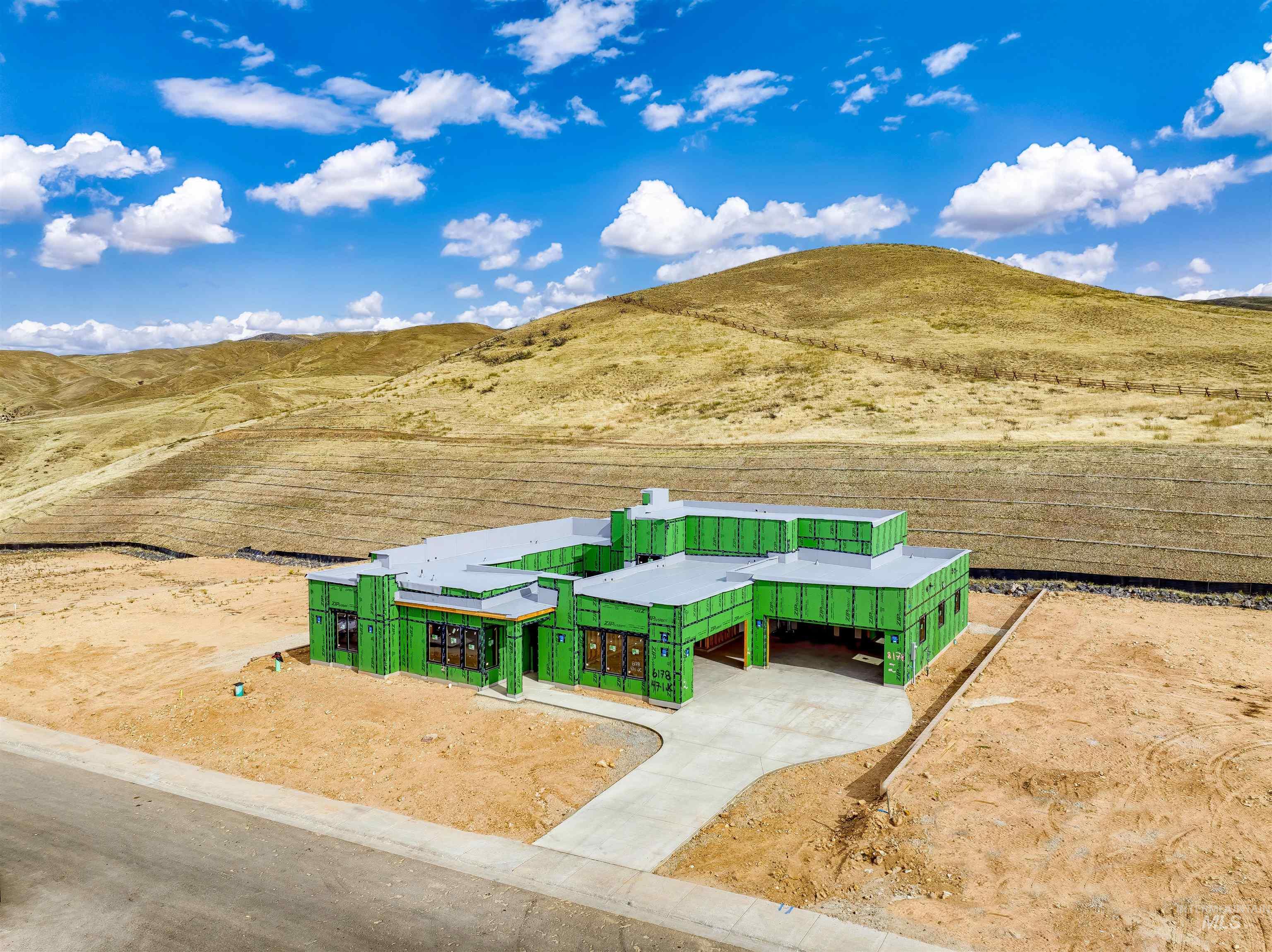 Aerial view of mountains