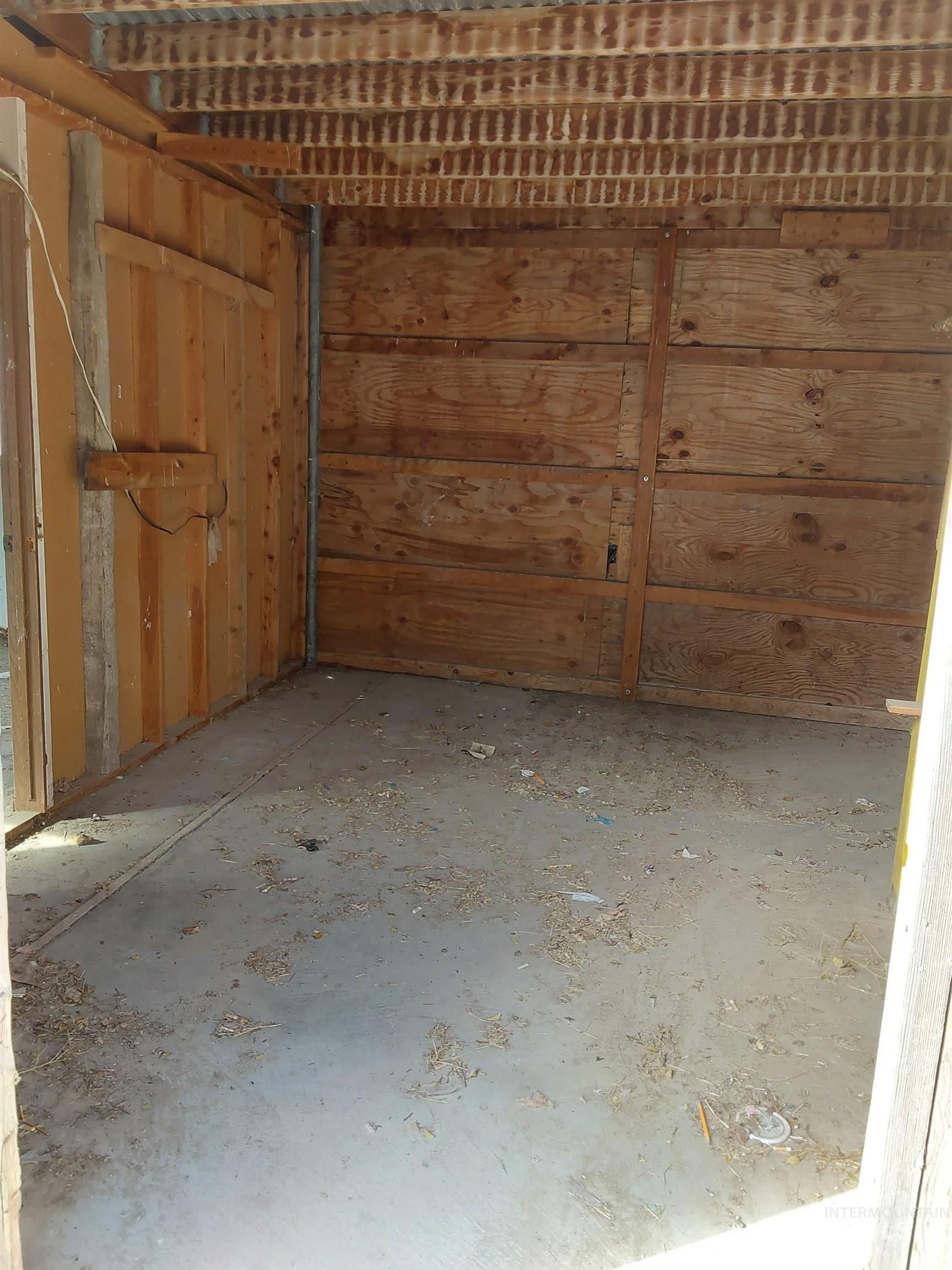 View of storage room