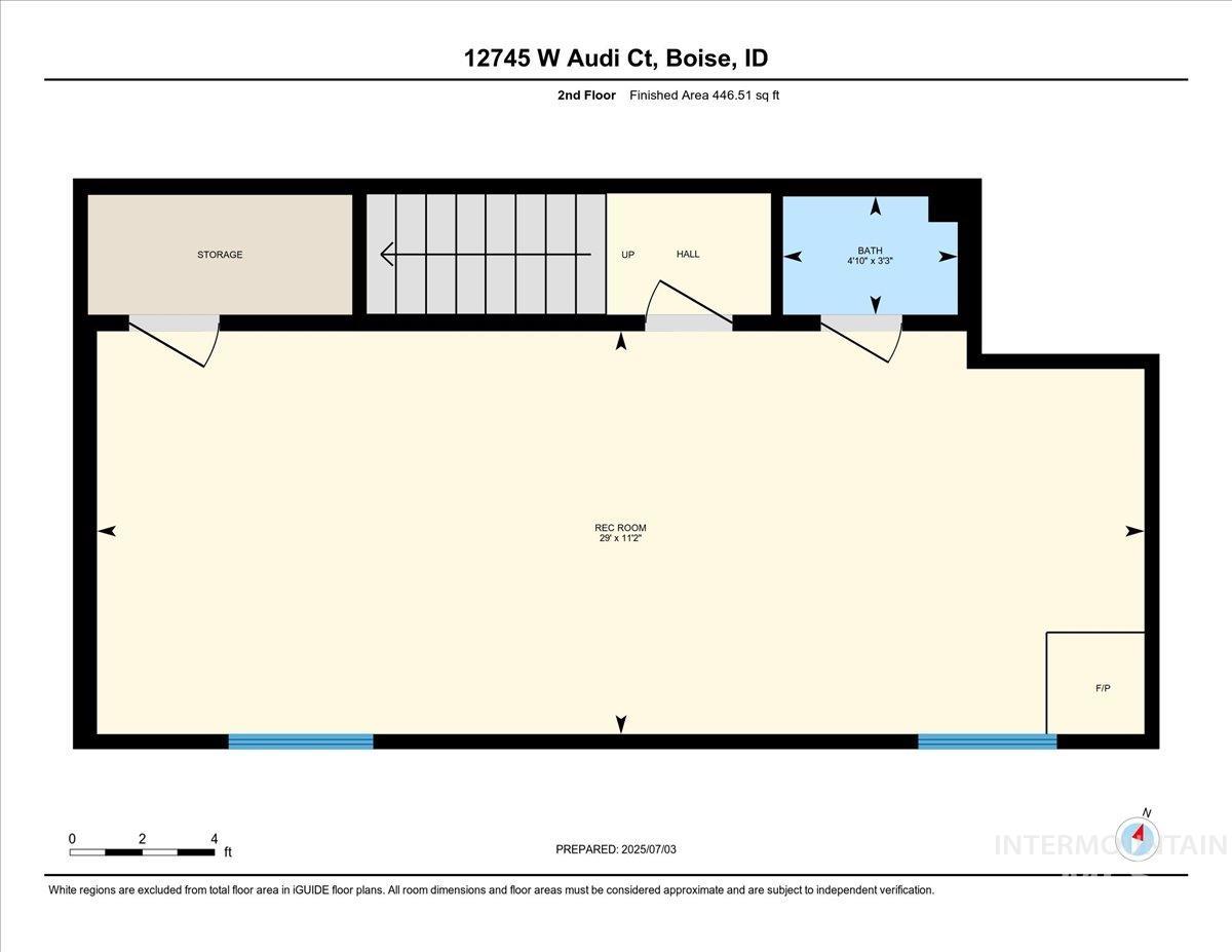 View of floor plan / room layout