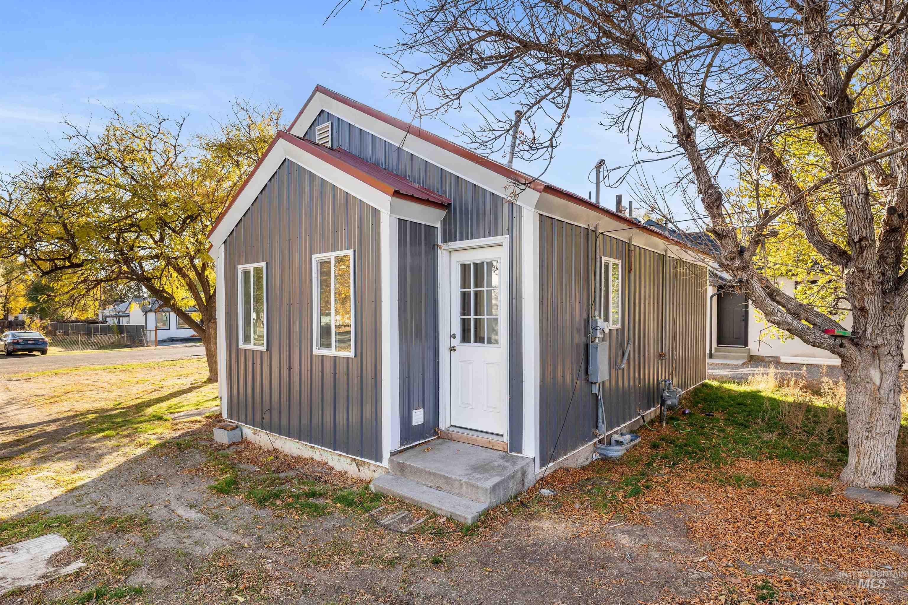 View of outdoor structure featuring entry steps