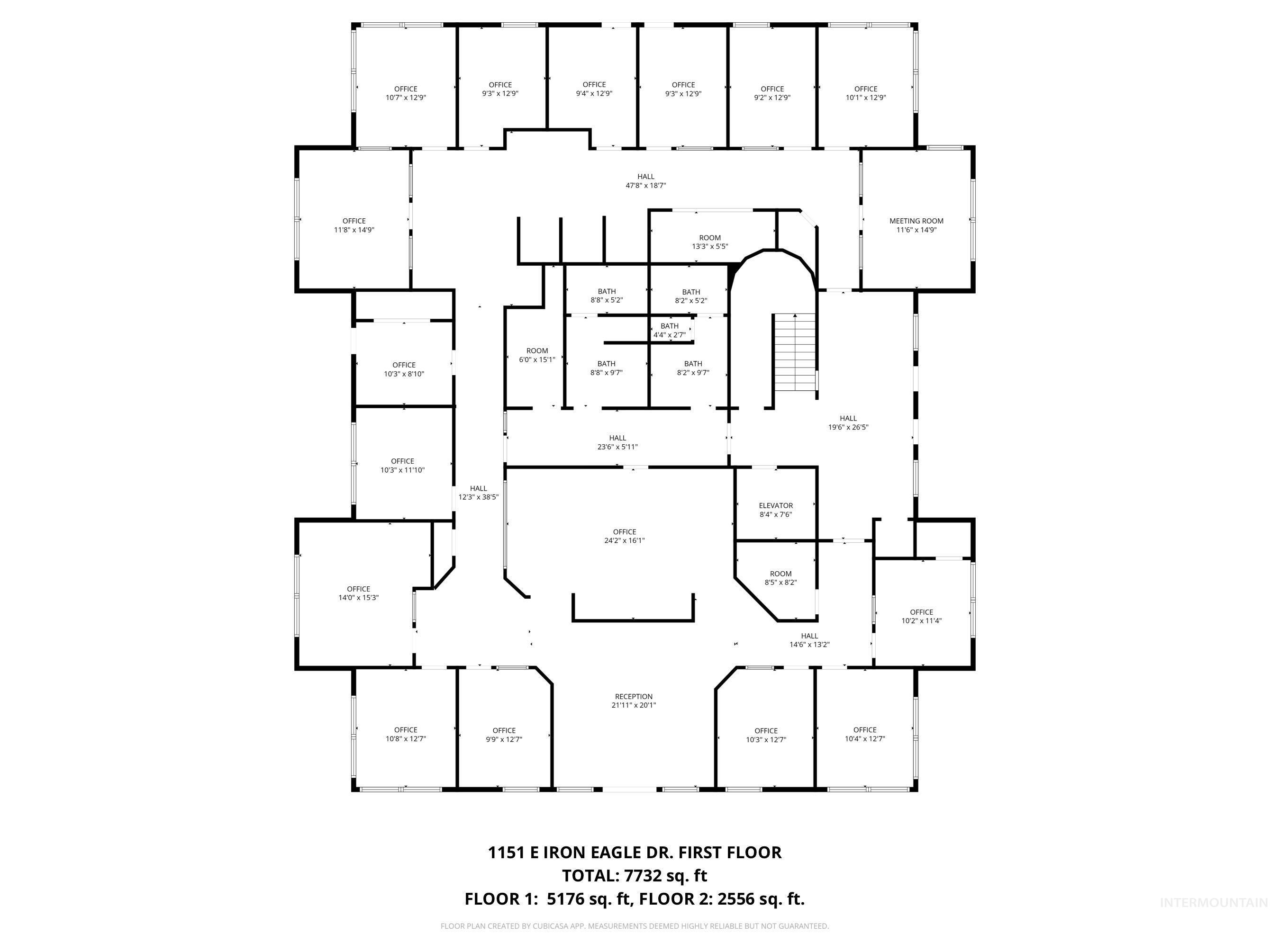 View of floor plan / room layout