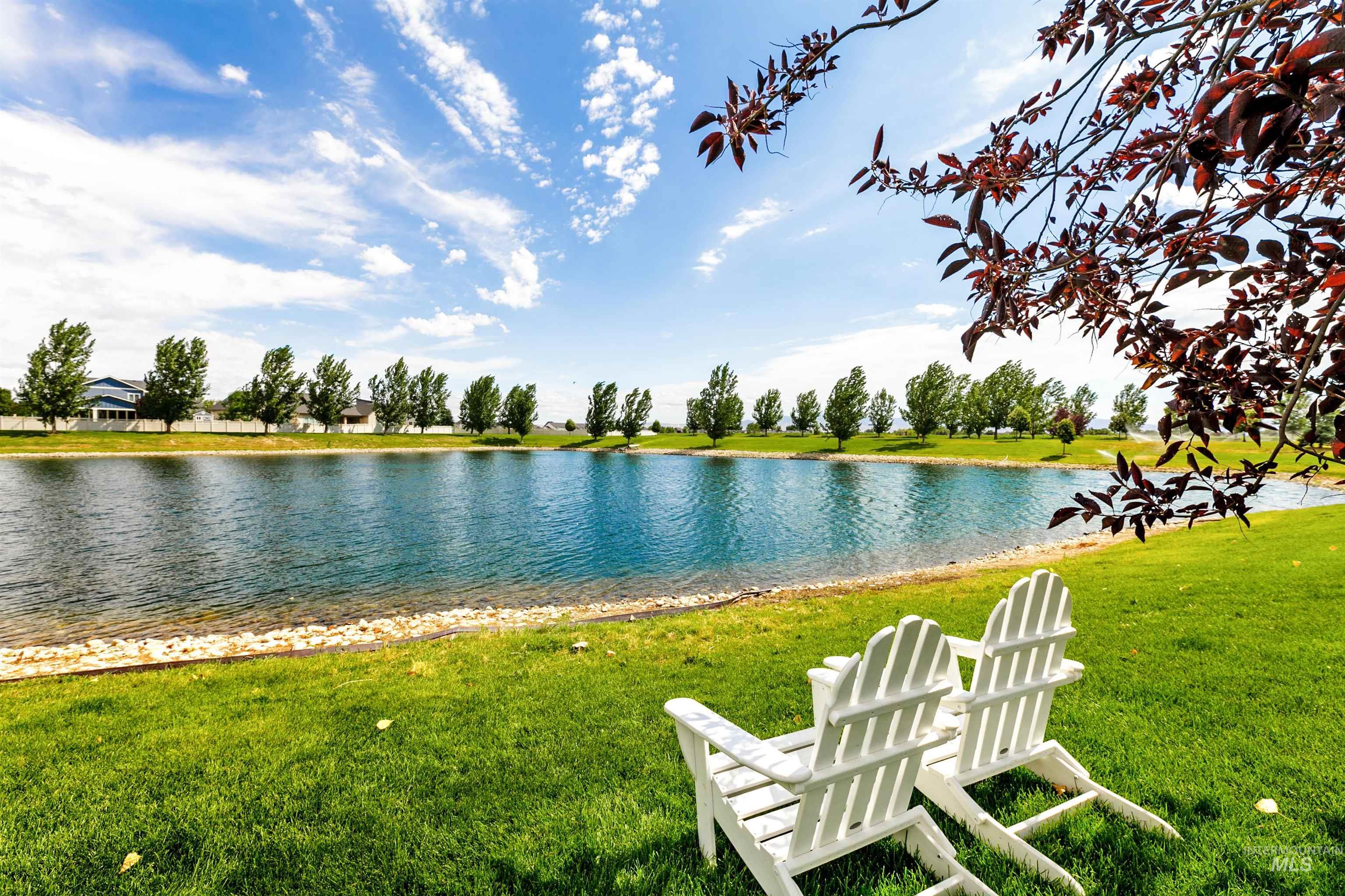 Sit and relax with this water view.