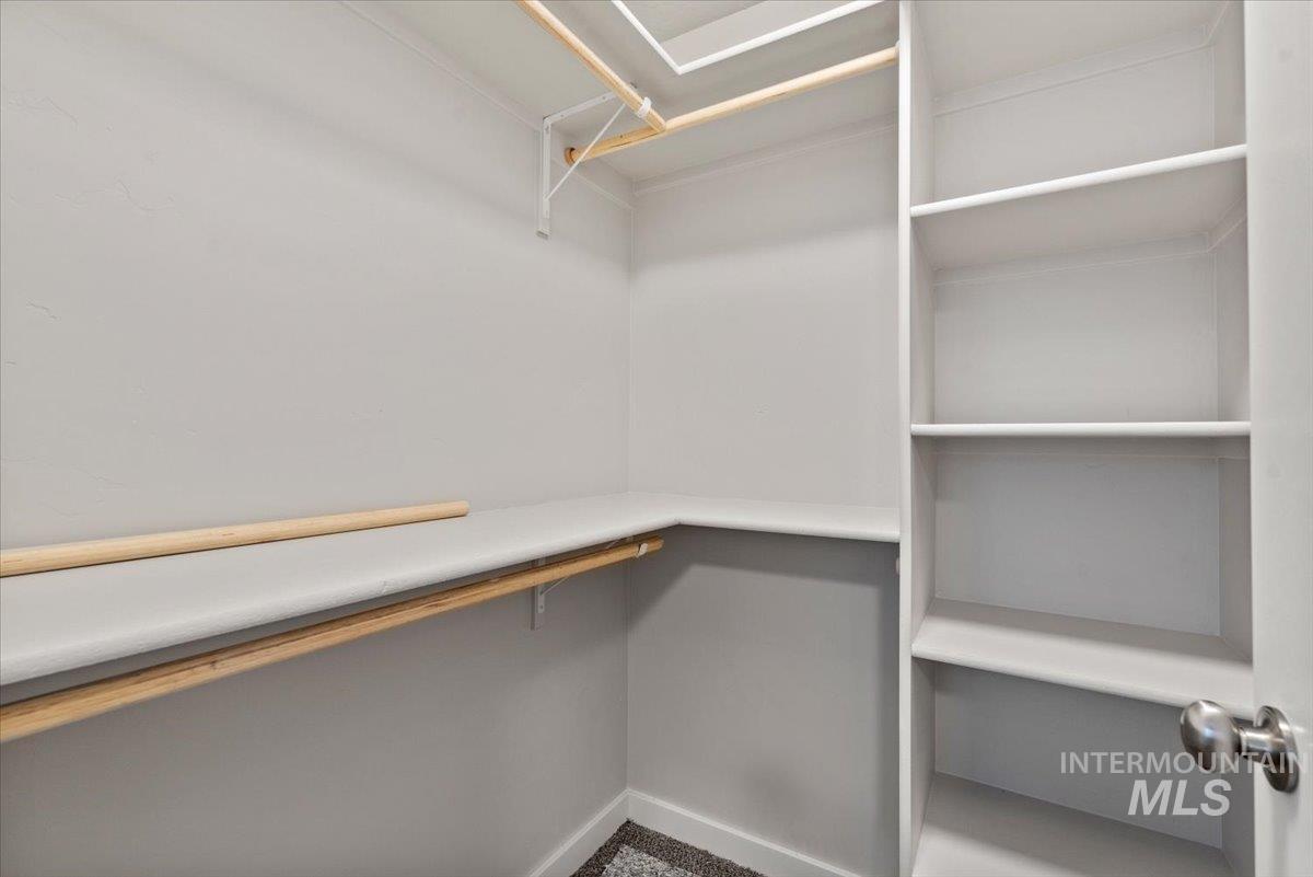 View of spacious closet