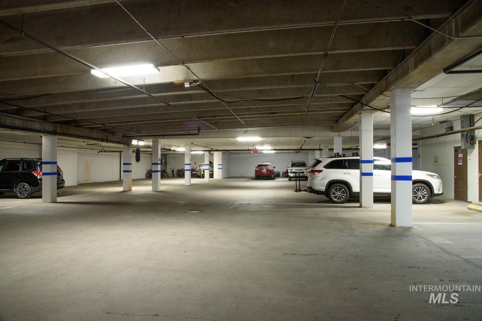View of parking garage