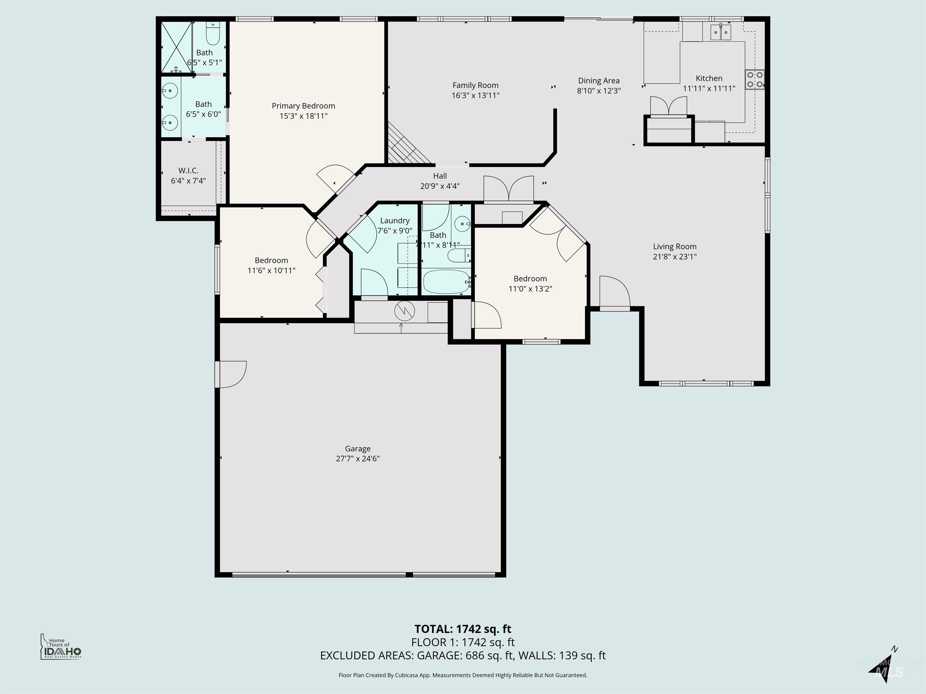 View of room layout