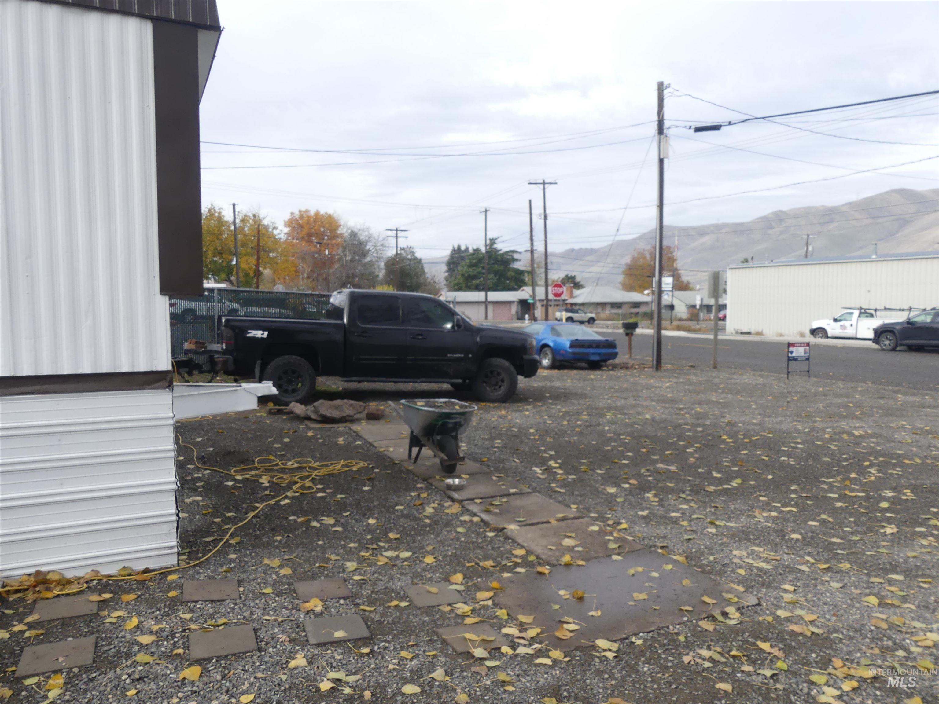 View of asphalt road with a mountain view