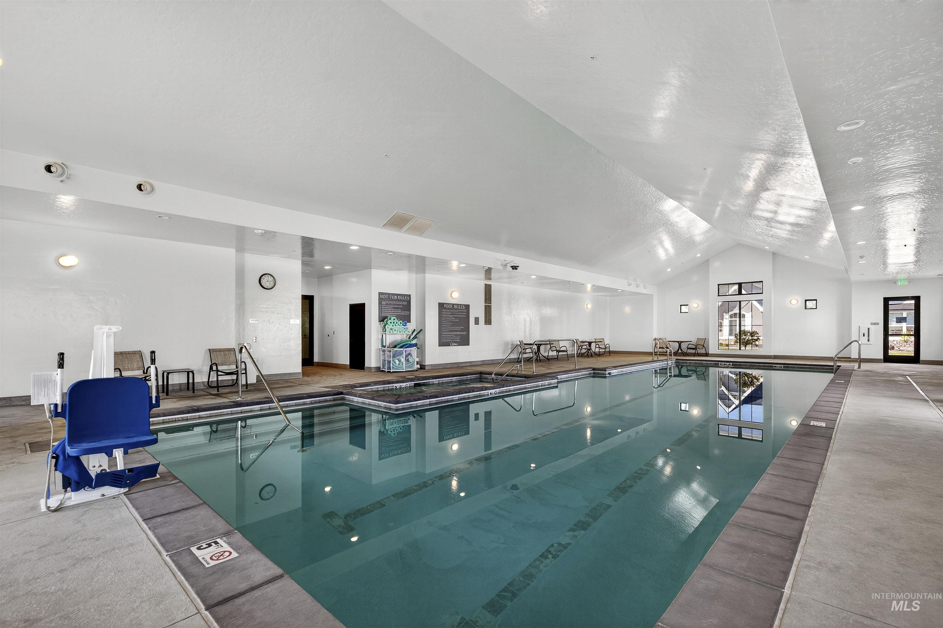 View of indoor community pool