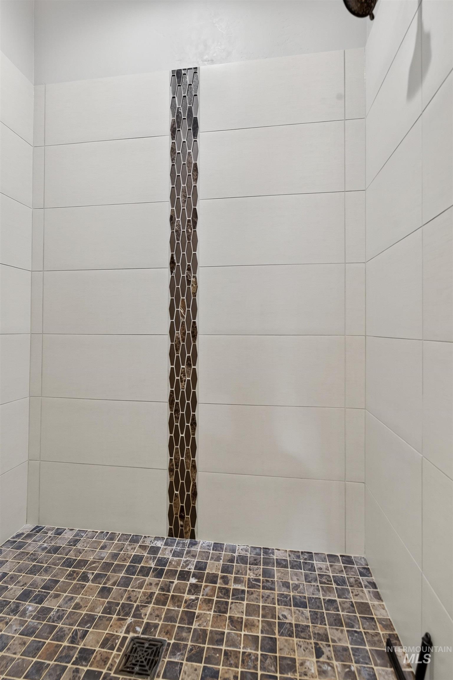 Bathroom with a shower stall