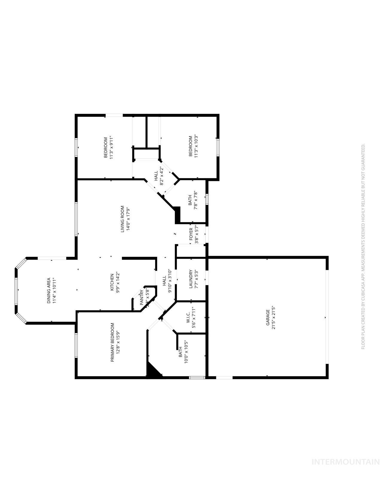 View of floor plan / room layout