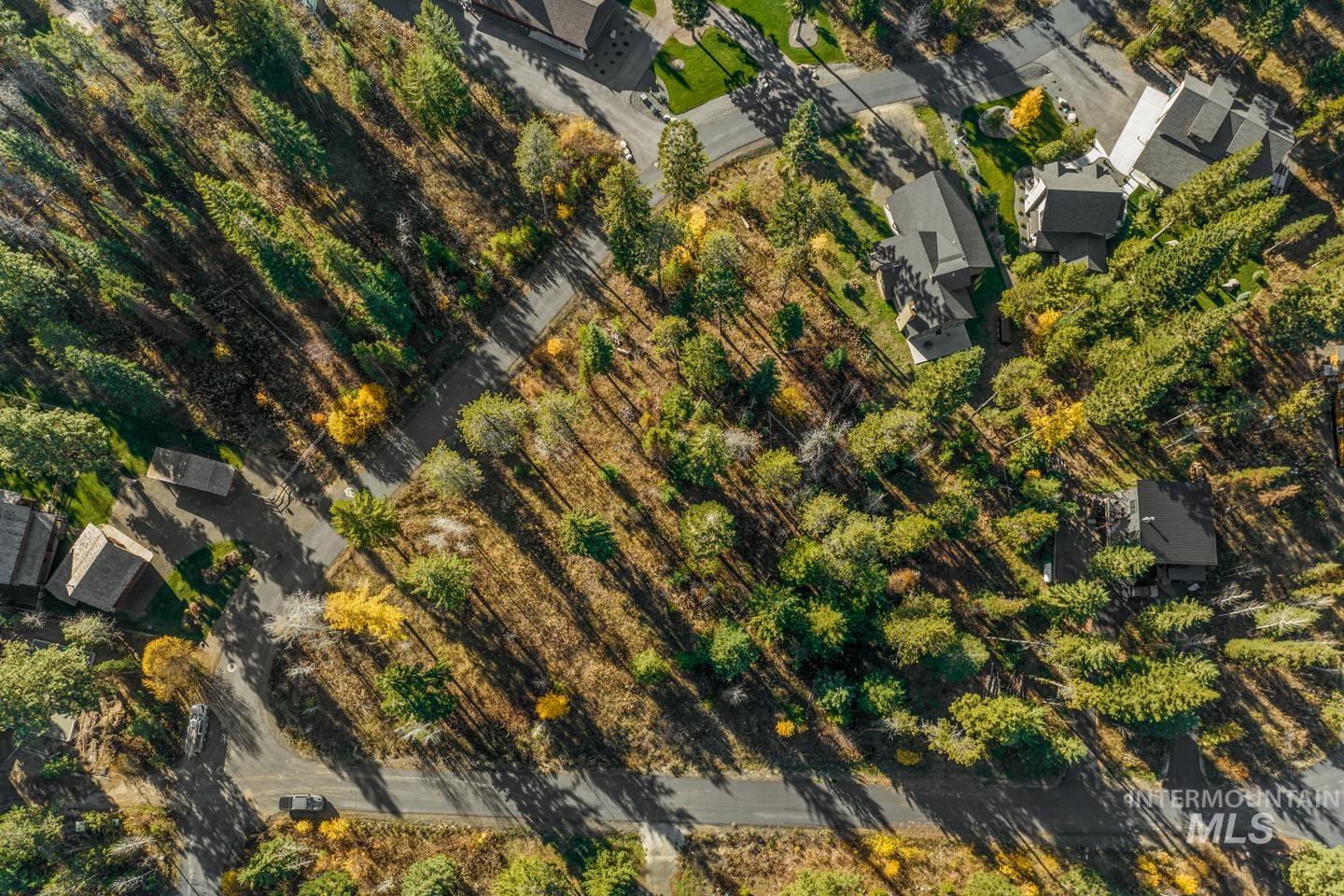 Aerial overview of property's location