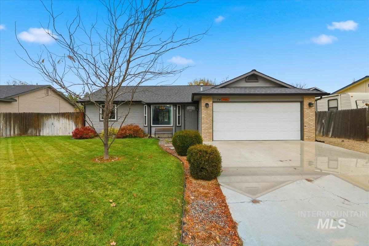 74 S Peppermint Dr., Nampa, Idaho 83687, 3 Bedrooms, 2 Bathrooms, Residential For Sale, Price $375,000, 98966803