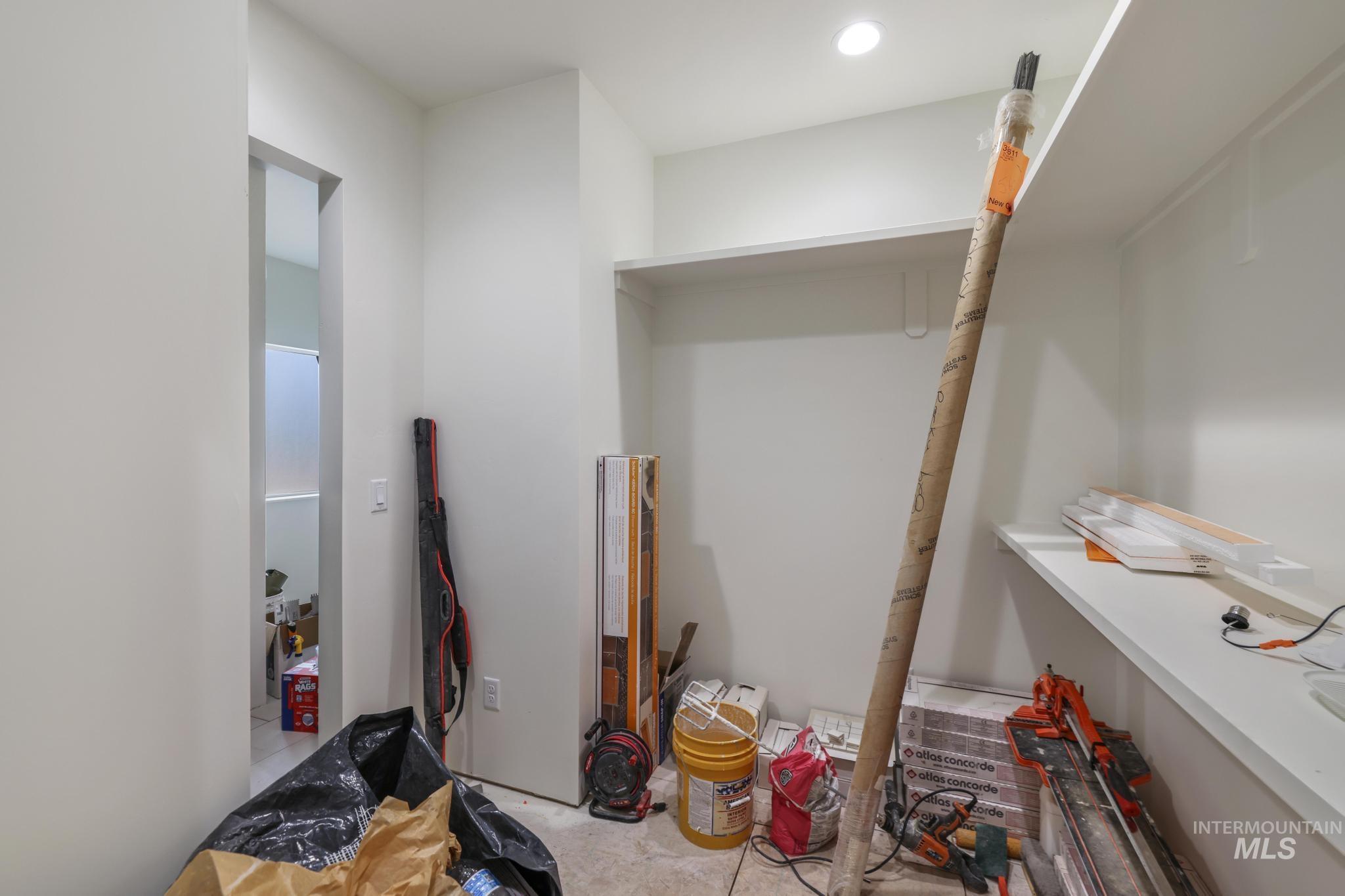 View of storage area