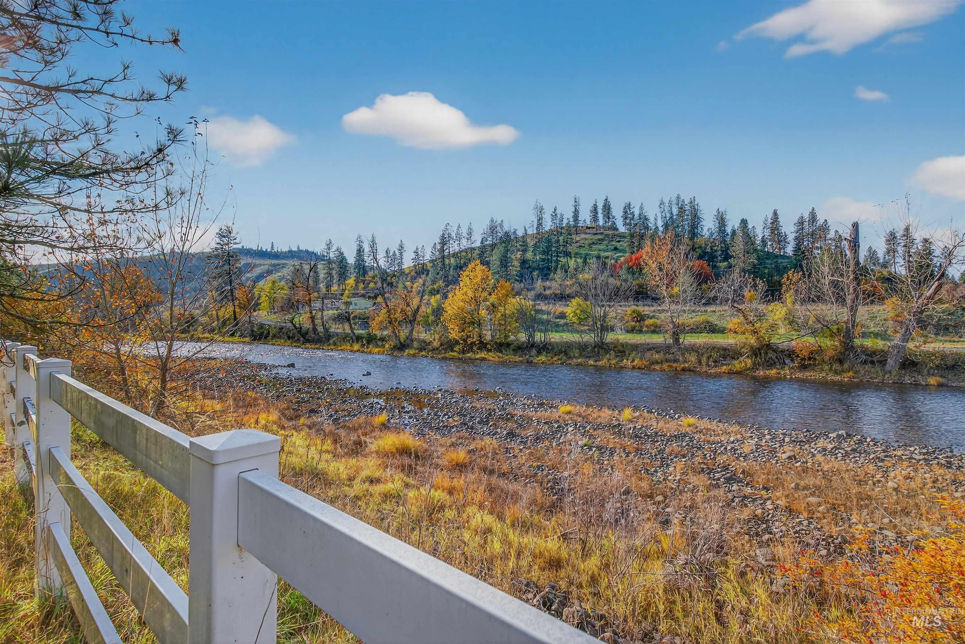 Water view with a mountainous background