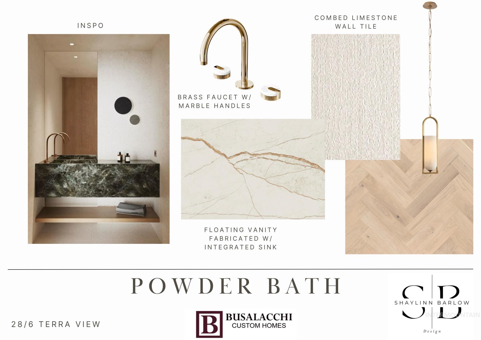 View of marketing collateral with multiple images